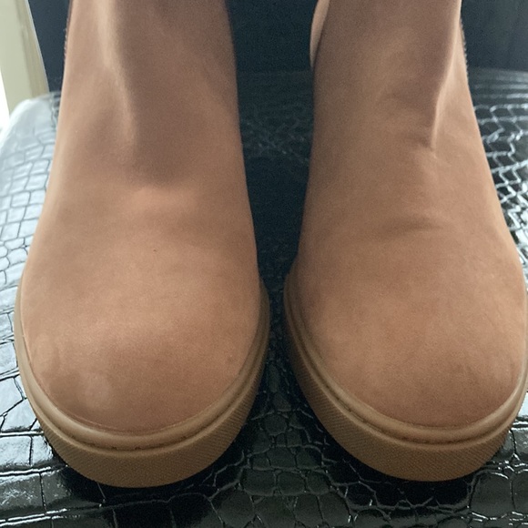 L.Paola suede wedge boots fur trimmed - Picture 11 of 16